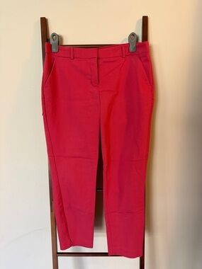 Express Columnist Ankle Pant - Dark Salmon